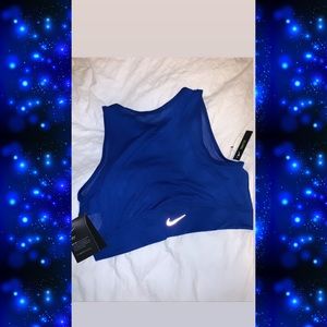 NWT Nike Miller crop mesh running tank